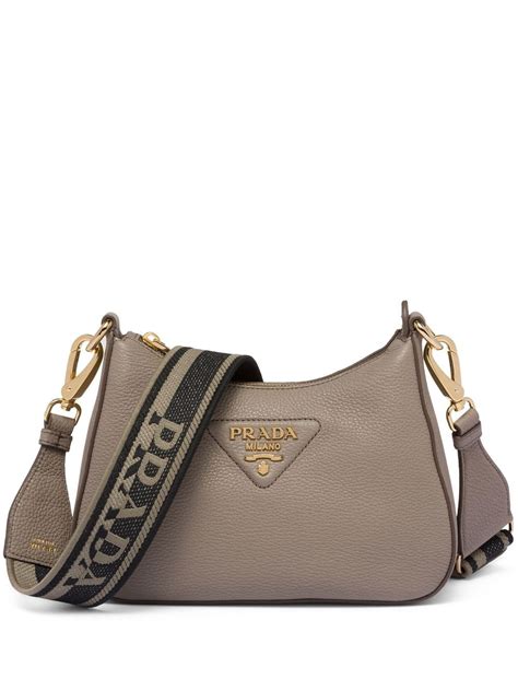 prada logo-strap|Prada bag with colorful strap.